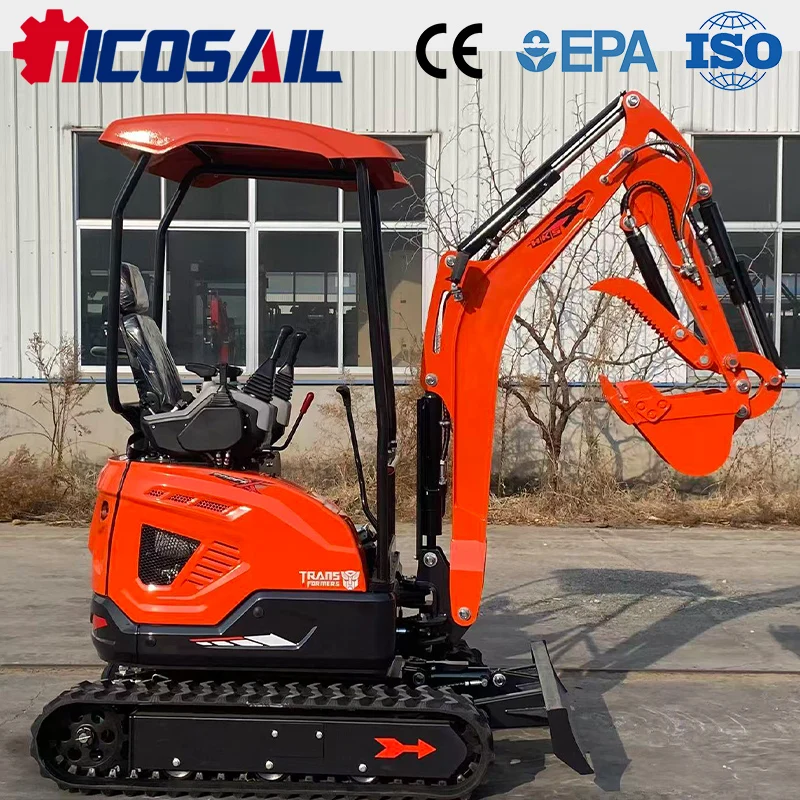 

Nicosail 18MAX 1.8 Ton Mini Excavator Euro 5 CE Approved Small Digger for Agricultural Farmland Orchard Greening Work