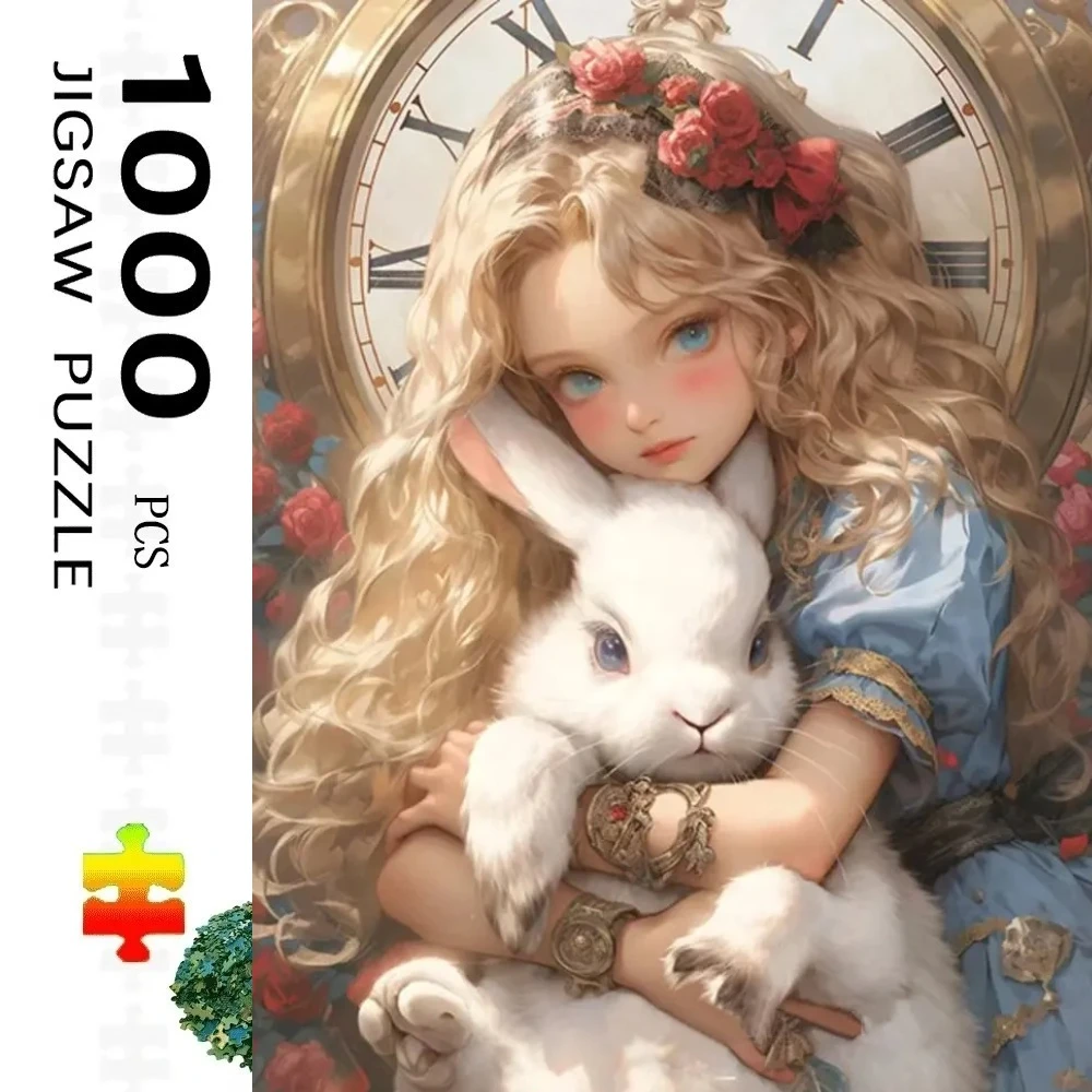 

Пазлы «Алиса в Стране чудес» на 1000 элементов: увлекательные семейные игры для игровой комнаты, спальни, гостиной