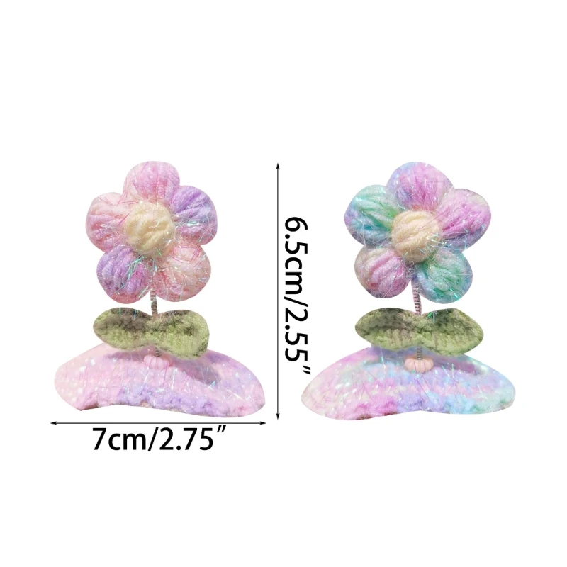77HD Baby Girls Beauty Supplies Flowers Hairpin Toddlers Hair Clip Headdress image 5