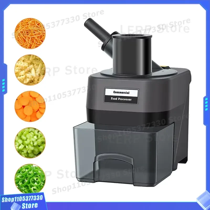 Commercial Electric Vegetable Cutter 220V High Efficiency Multi Function Potato Onion Slicer Shredder Safe Kitchen Tool 220V