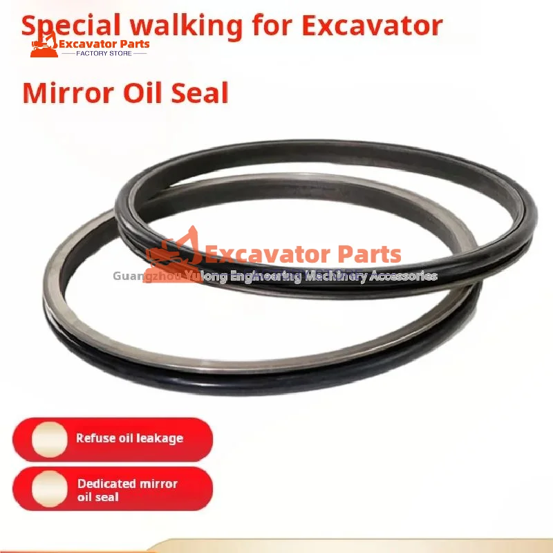 For Shandong SDLG floating Oil seal E660 685 6150 6210 6225 6360 Walking wear-resisting glasses mirror Excavator Parts