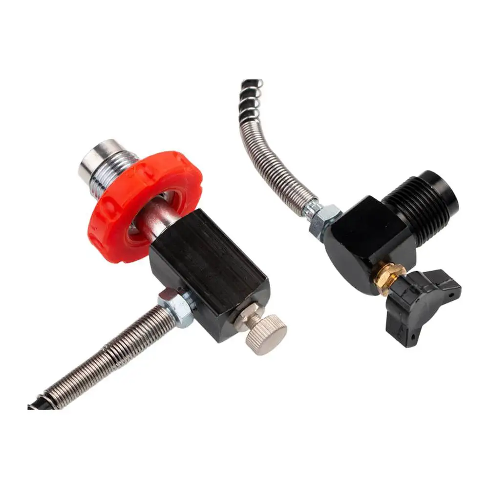 Adaptateur de réservoir de plongée à Valve DIN 40mpa 6000Psi 1/8 Bspp G5/8, Station de recharge de plongée, équipement de plongée, accessoire adaptateur de plongée noir/rouge
