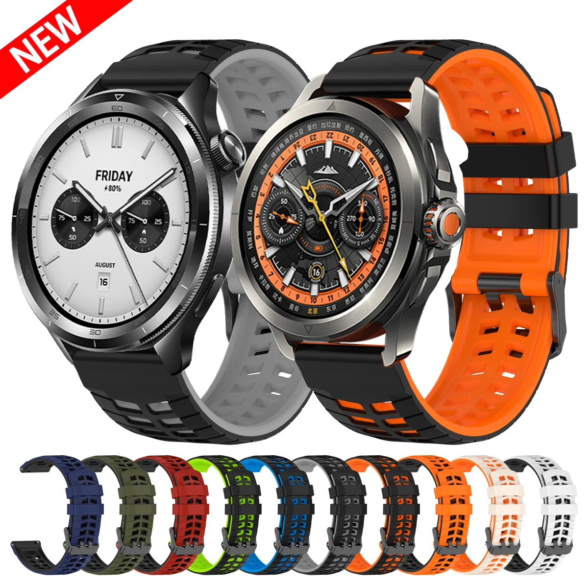 22Mm Silicone Sport… - image