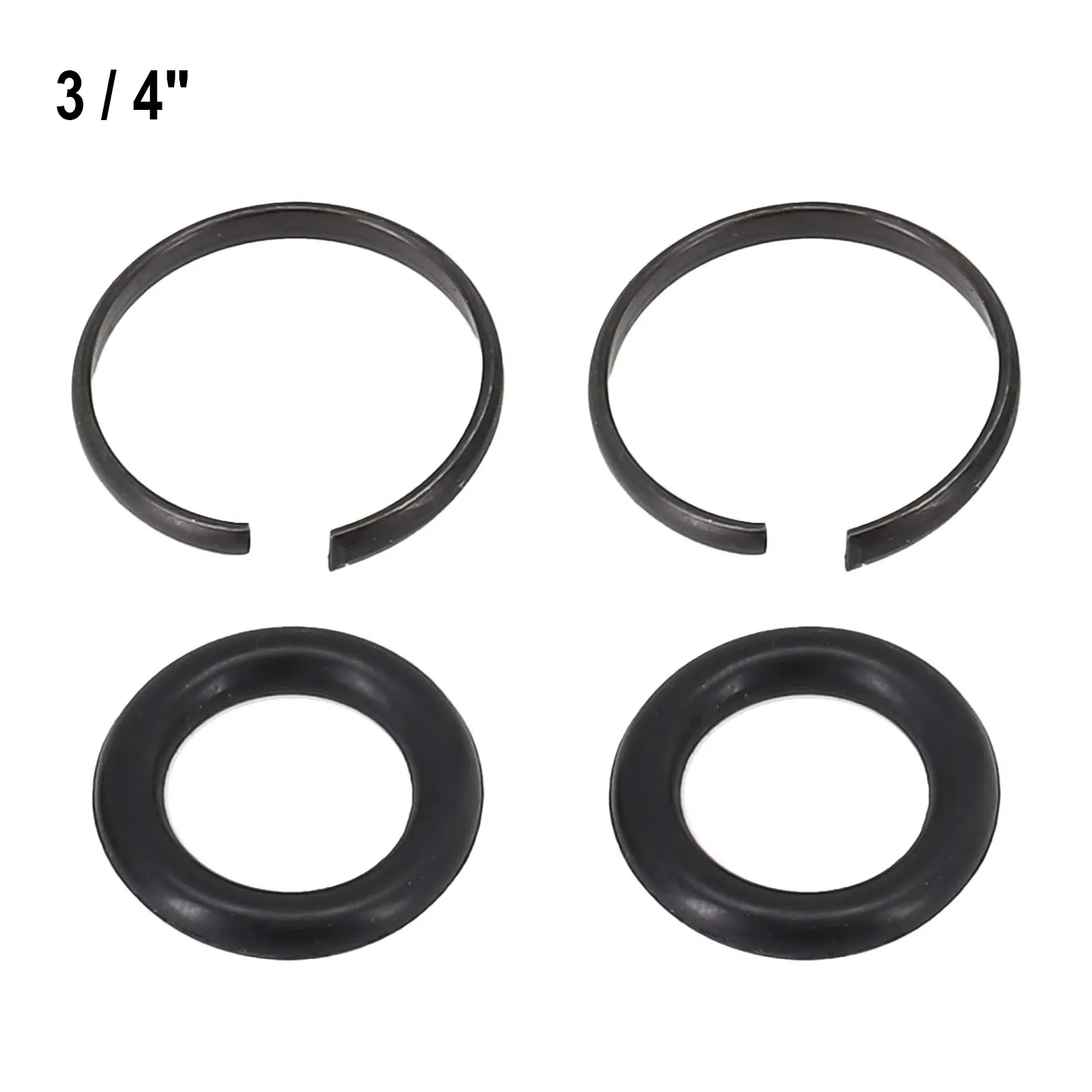2sets Retainer Rings With O-Ring 3/8\\\" 1/2\\\" 3/4\\\" 1\\\" Replacement For Electric/pneumatic Wrenches With 1/2 Square Drive