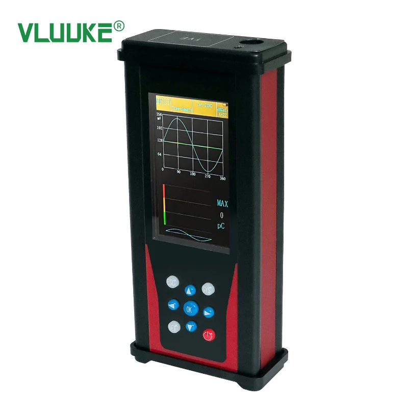 VLUUKE PDS70 Full Function Partial Discharge Tester Electronic Portable High Voltage Electric IP67 Rated 0.2 Accuracy 2-Year