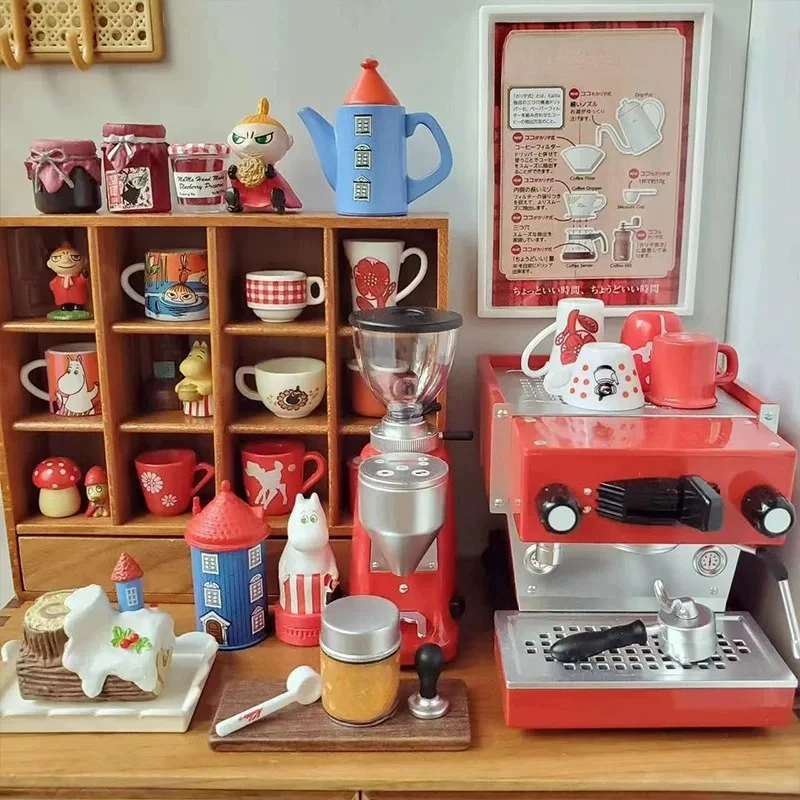 

Small coffee machine baby with miniature mini model coffee shop food blythe