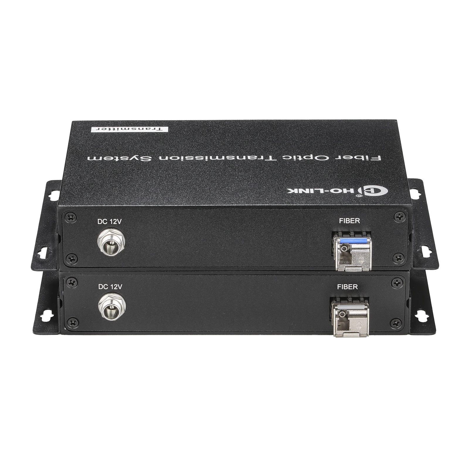 4K 60 هرتز HD-MI KVM USB عبر الألياف موسع OM3/4 متعدد الأوضاع LC الألياف 300 متر 4k hd-mi موسع فوق الألياف