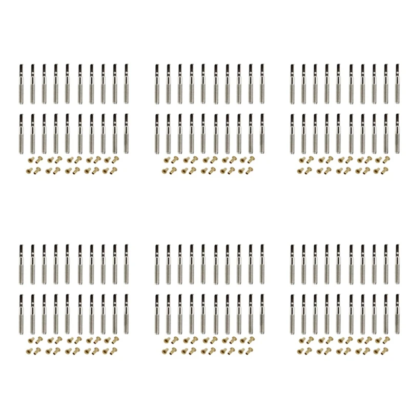 

120 Pcs Lyre Harp Tuning Pin Nails With 120 Pcs Rivets Set For Lyre Harp Small Harp Musical Stringed Instrument