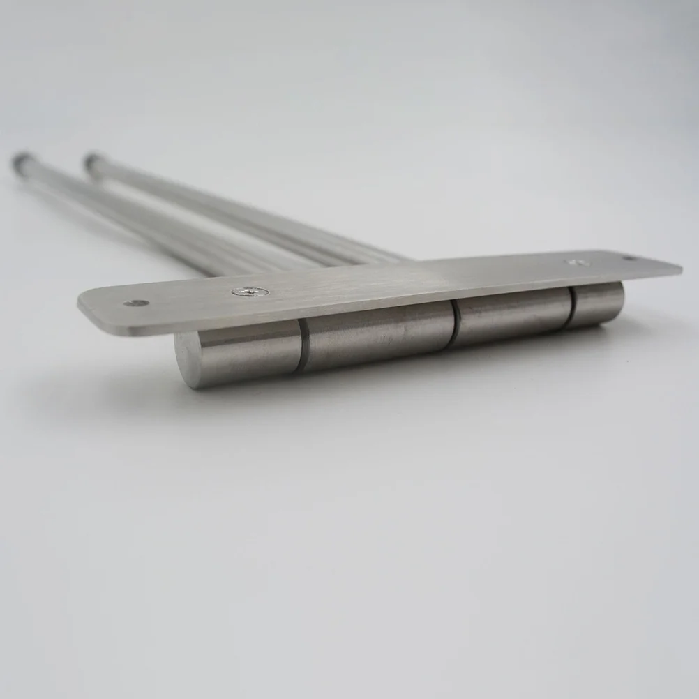 

2 Rods Stainless Steel Towel Rack Wall Mount 180 Degree Rotatable Swing Bathroom Holder Organizer for Kitchen Bath