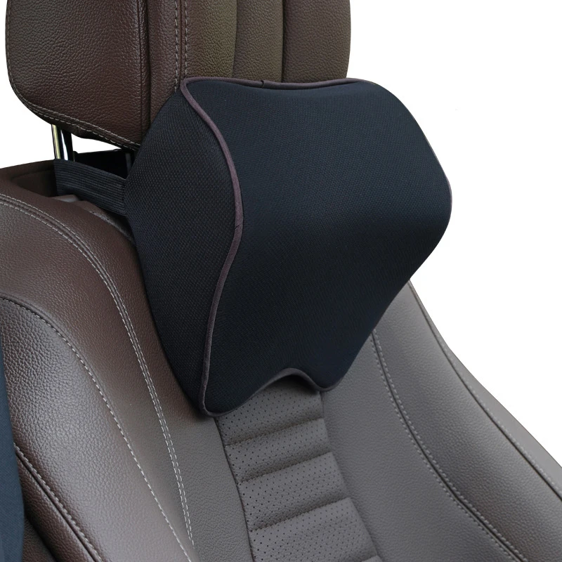 Image of Universal Memory Foam Auto Hals Kopfstütze Kissen Einstellbare Auto Sitz Kopf Unterstützung für Benz Komfort Reise Zubehör