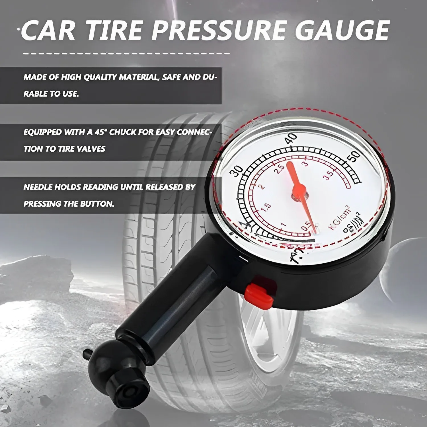 Car Tire Pressure Gauge High-precision Presion Manometer Neumatico Pressure Tyre Pressure Meter Vehicle Tester Monitoring System