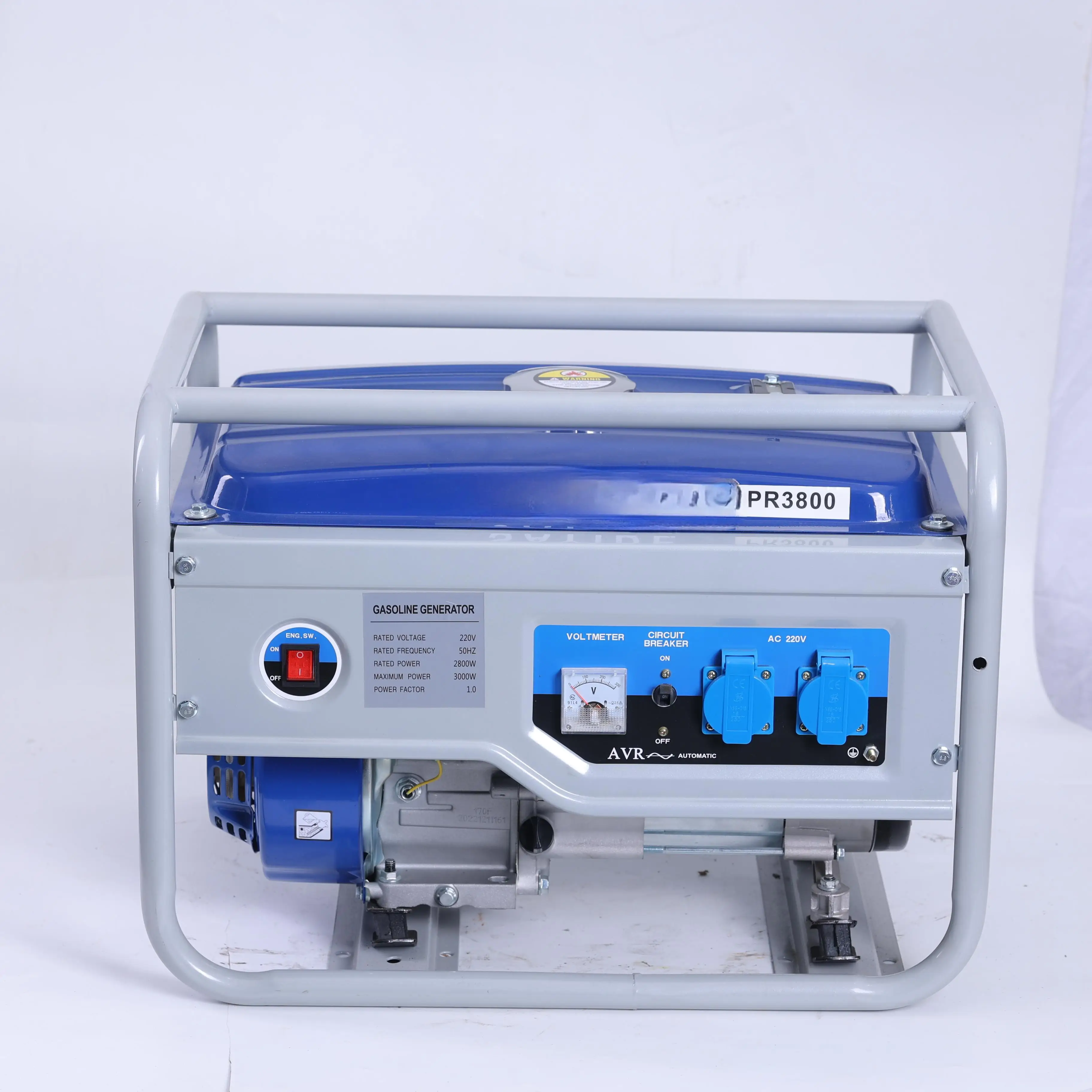

10000Watt Generator 220V 50HZ Generator 4-Stroke All-metal material Electricstart Air-Cooled for Household Use