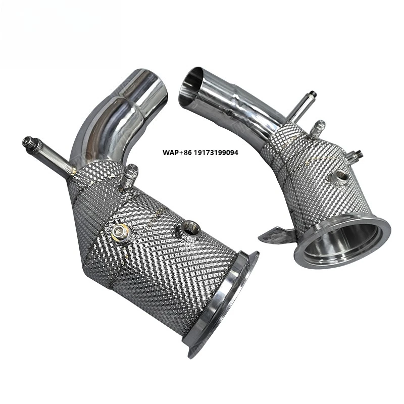 

High Performance 304 Stainless Steel Downpipe for 992 Carrera Turbo Exhaust Pipes with OPF