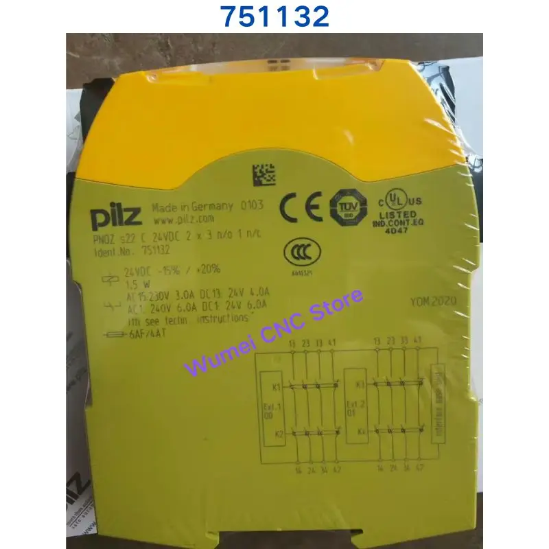 العلامة التجارية الجديدة PILZ التتابع PNOZ s22 C 751132