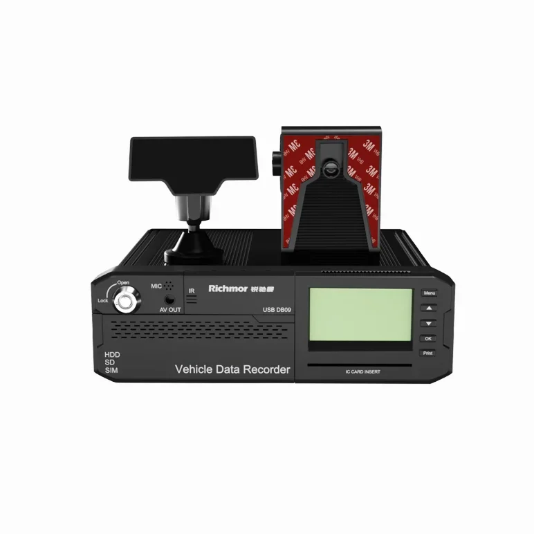 Richmor H.264 8 Channel HDD Mobile DVR MDVR ADAS DSM for Truck Bus Driver Fatigue Monitor System