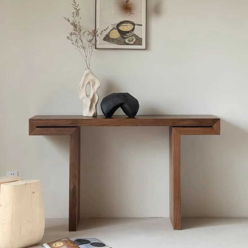 

North America Classic Console Table Trendy Simple Vintage Rectangle Console Table Mid Century Design Mesa Living Room Furniture