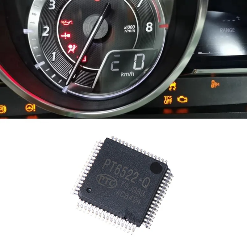 

4X PT6522-Q Auto IC Chip Power Module Speedometer Black Screen Repair Chip For Mazda 2 3 6 CX5 CX-5 CX30 CX-30