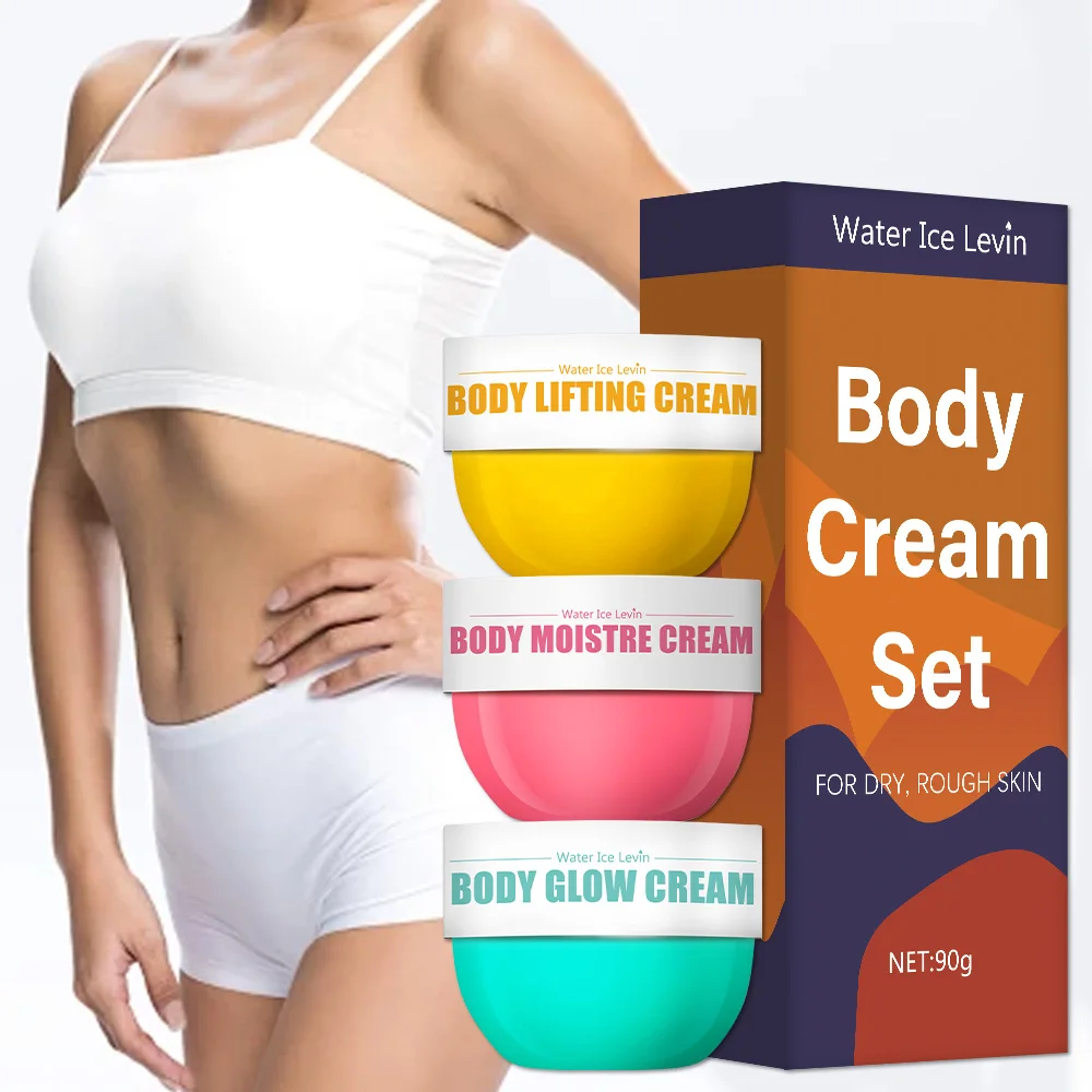 3-Piece Skin Care Set, Body Brightening Cream, Firming Body Cream, Body Moisturizer, Firming and Lifting Skin Set