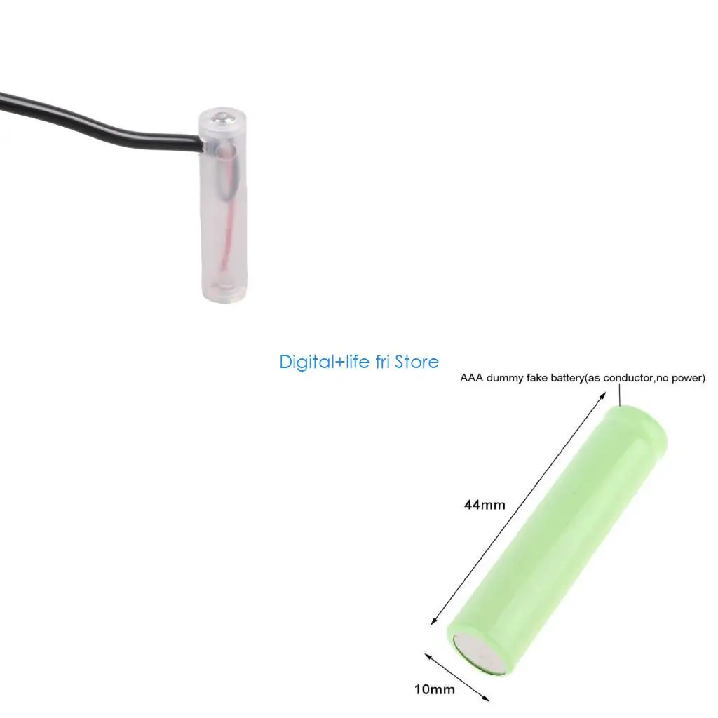E06D 118cm USB 5V 2A to 3V 4.5V 6V Cable Battery Elimination Cord for Remote Toy Replacement in Various Electronic Gadgets