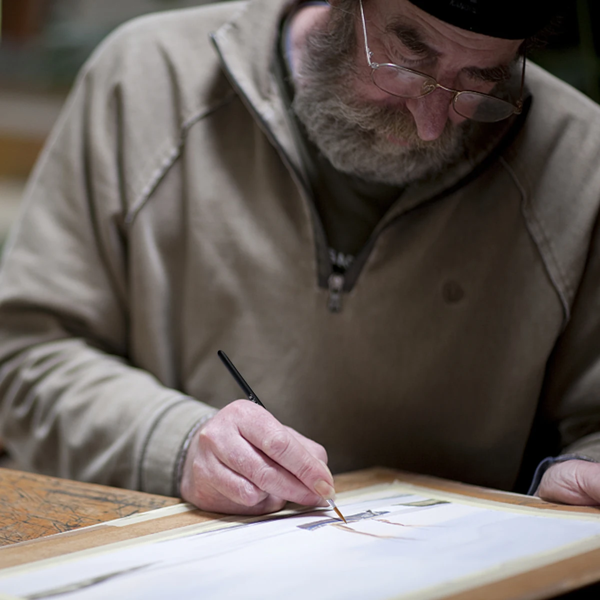 

10pcs Acrylic Paintbrushes Round Model Car Fine Tip Wood Detail Brush Set For Nail Art Face Painting Miniatures Figurines