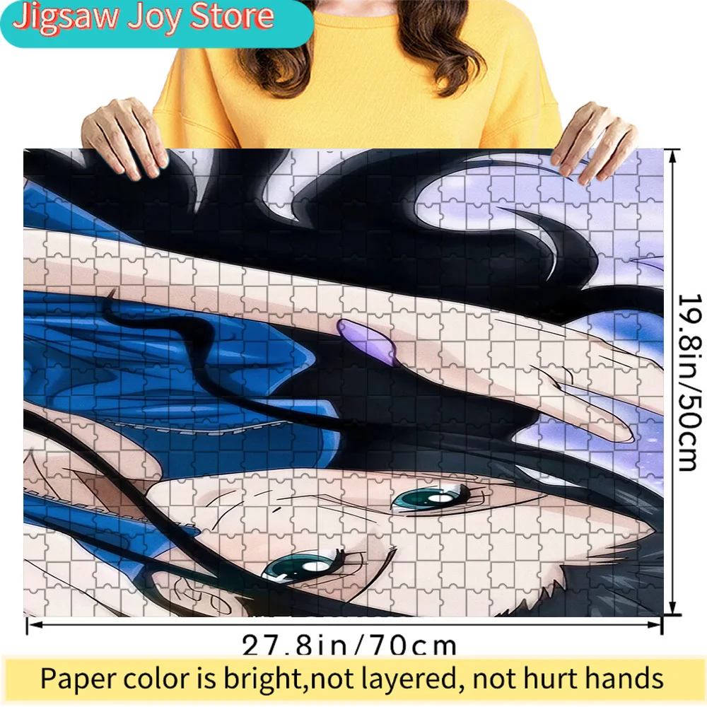 

Premium Paper Jigsaw Puzzle Featuring One Piece Boa Hancock Elegant Close-Up Artwork, 27.8x19.8 Inches Large Size DIY Assemble T