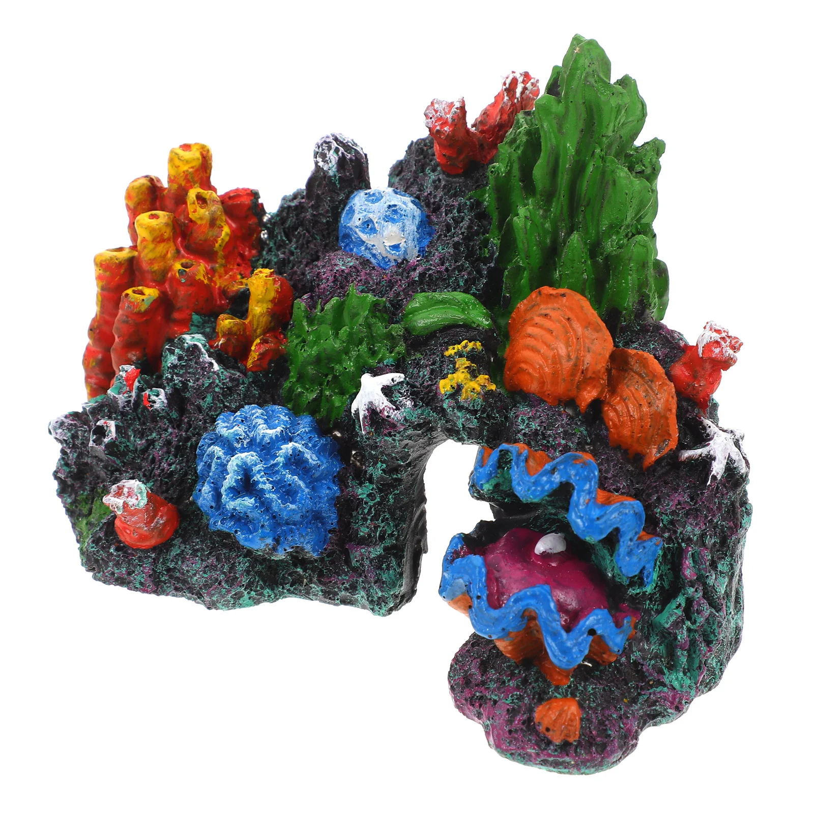 

Aquarium Coral Reef Decor Fine Craftsmanship Resin Fake Coral for Fish Tank Natural Style Decoration Turtle Aquarium Accessories