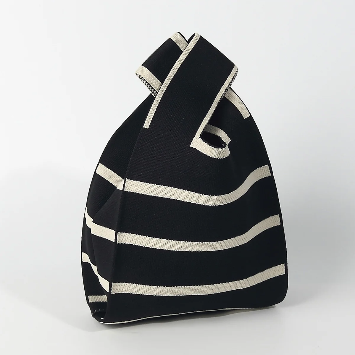 1 Fashionable and Simple Knitted Handbag, Suitable for School, Shopping, and Travel, with an Open Design, Fixed Shoulder Strap, Easy to Match with Outfits, and Is the Best Gift Choice for Family and Friends