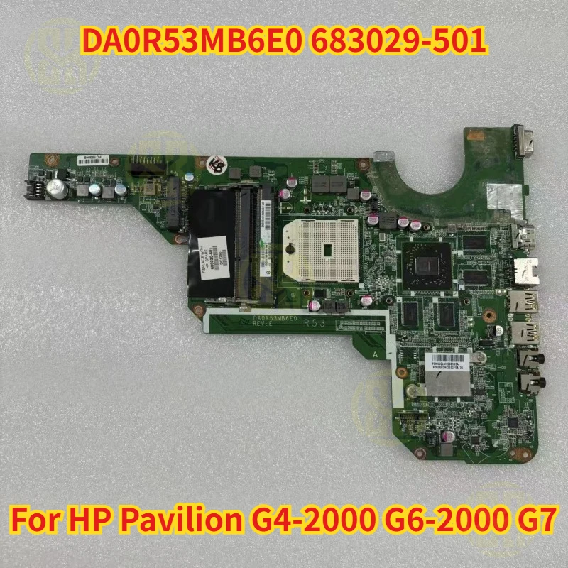 DA0R53MB6E0 683029-501 For HP Pavilion G4-2000 G6-2000 G7 Laptop Motherboard Test OK