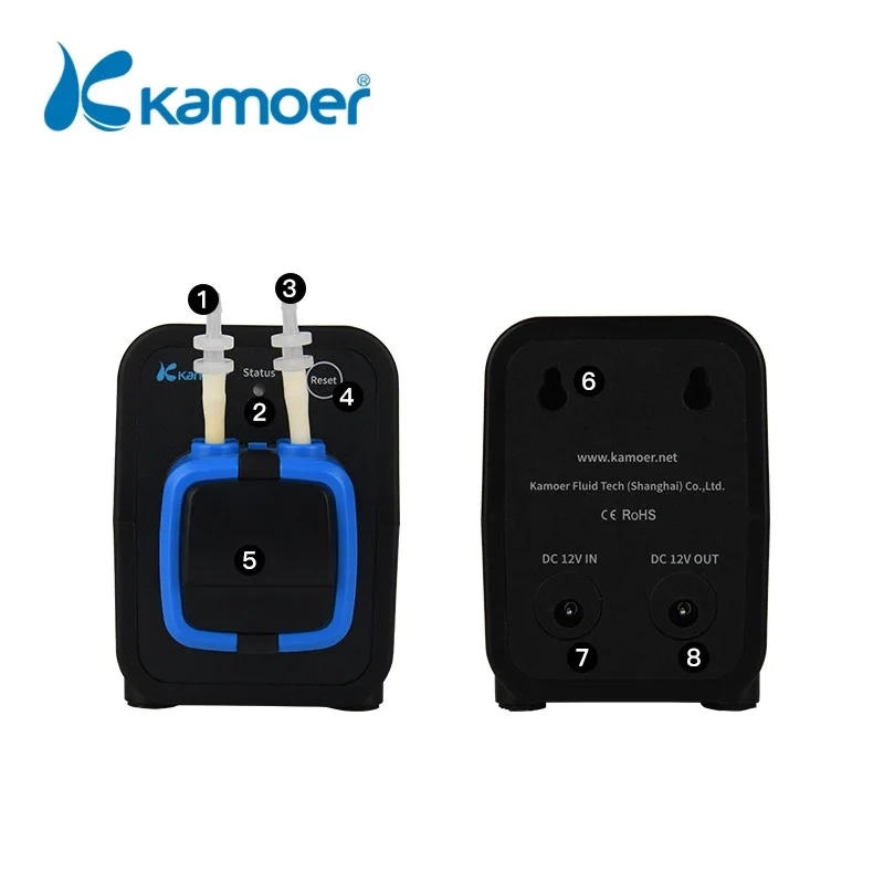 Kamoer Coralvue X1 PRO 2 WIFI APP Pompa dosatrice Serbatoio di pesce Pompa per acquario Pompa per gocce nutrienti