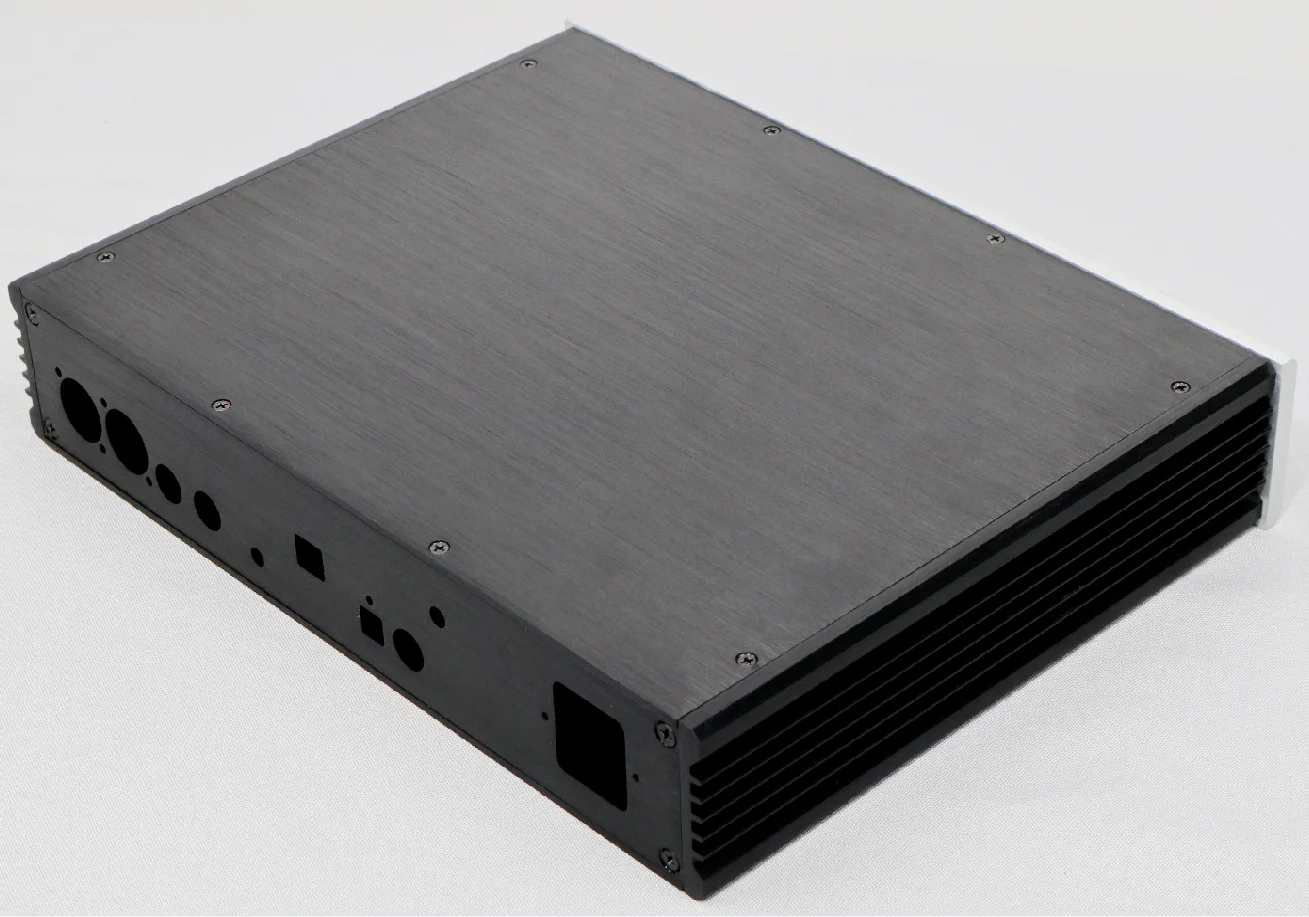 Tutto in lega di alluminio Decodificatore audio chassis DAC custodia fai da te decodifica custodia in alluminio Custodia amplificatore 3206