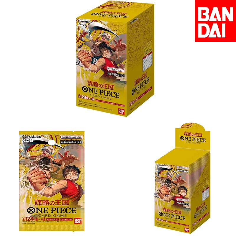 Bandai Official Japanese Edition One Piece Card Game OPCG Series OP-04 Booster Pack Anime Collectible Trading Cards