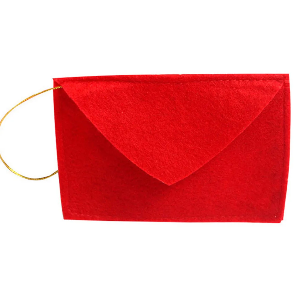 15Pcs Christmas Candy Bags Santa Claus Envelopes Reusable Tear-Resistant Gift Card Holders Tree Decorations