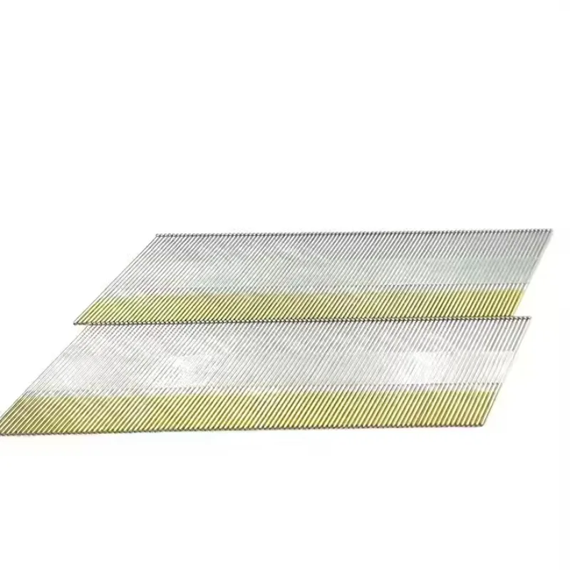 Collated Da Angled Brad Nails 15ga 34 Degree Galvanized DA Finish Nails for Trim Floor Strips Wooden 600-Pack