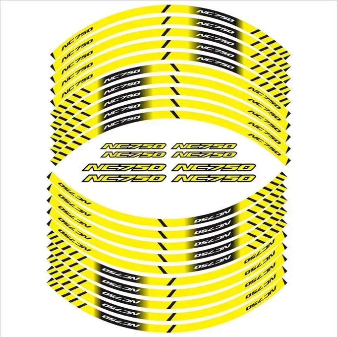 FOR HONDA NC750 NC750S NC750N NC750X Motorcycle Parts Contour Wheel Decoration Decal Sticker - C