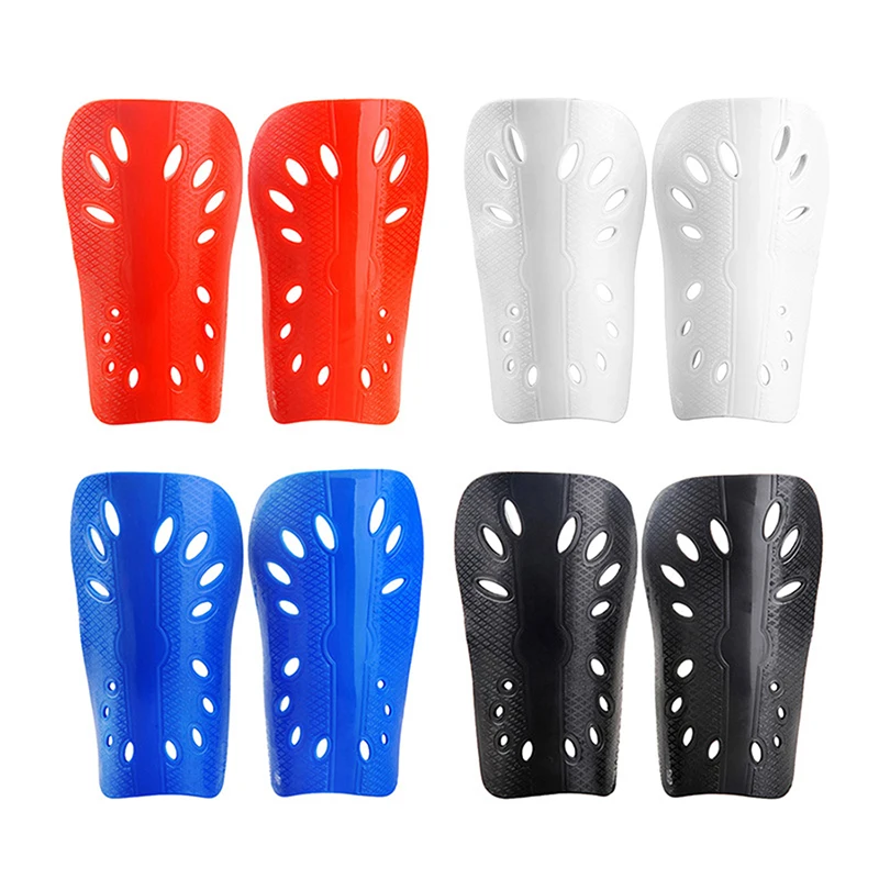 （Summer6）1 Pair Football Shin Pads Plastic Soccer Guards Leg Protector For Kids Adult Protective Gear Breathable Shin Guard view 3