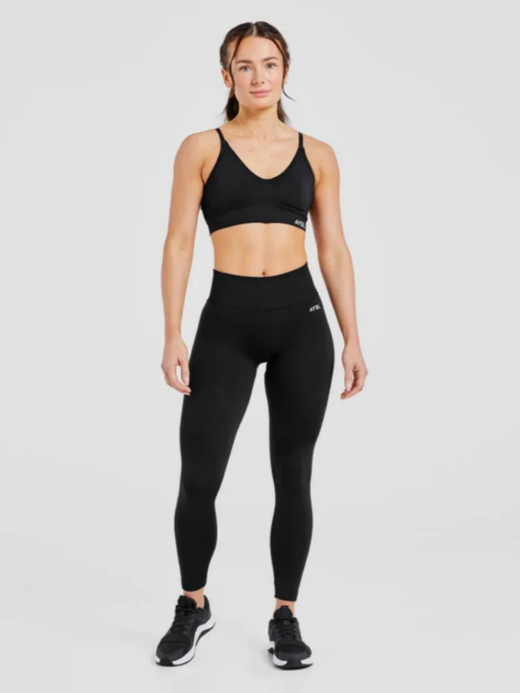 Sport-Yoga-Bekleidung für Damen: Nahtloser und atmungsaktiver Yoga-BH, unsichtbare und eng anliegende Hose, hautfreundlich und hochelastisch. – Detail 18