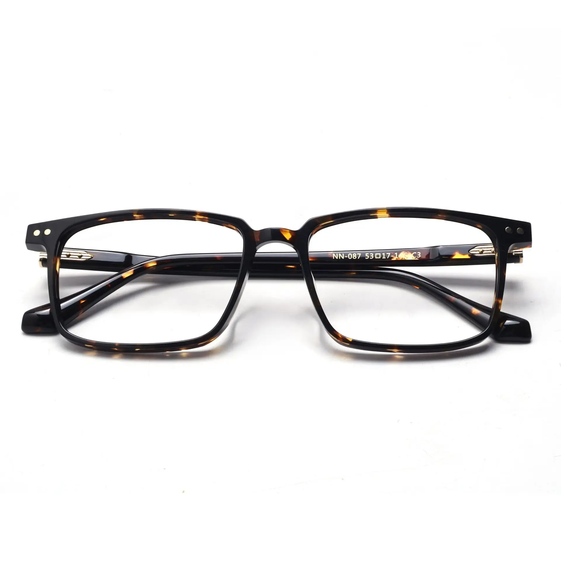 Top Quality Handmade Square Acetate frame Men Women Classic optical prescription Glasses Frame Personality Logo Customization