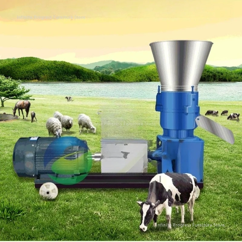 Modern Small Sized Pellet Mill Homestay Advanced Balcony Pellet Mill Industry Household Furniture Deeltjesmachine Ls50klj