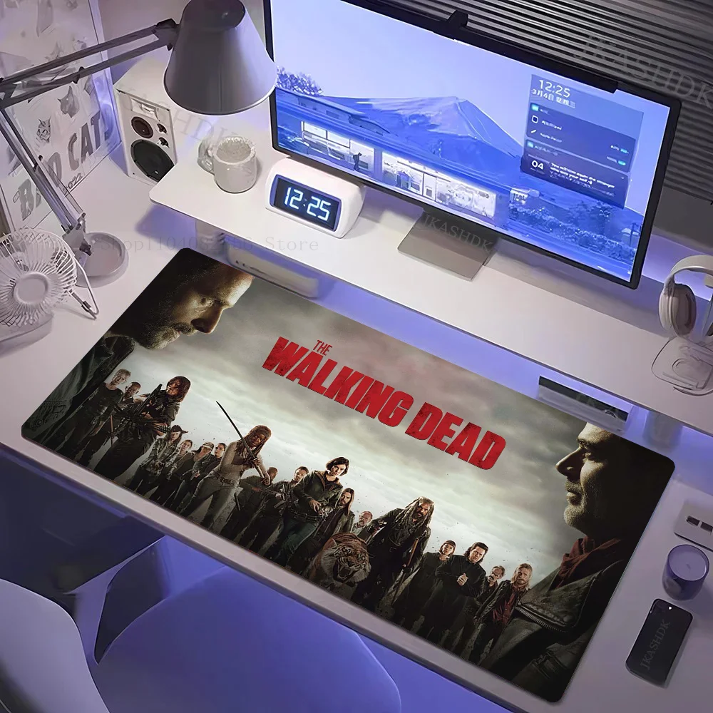 The Walking Dead Mousepad Non-slip Suitable For Office Computers Laptops E-sports Game Desk Mats XXL Keyboard