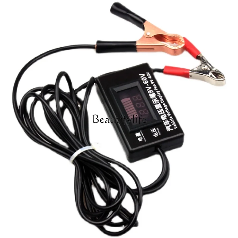 Car Electric Vehicle Circuit Battery Voltage Capacity Detection Instrument Auto Electric Pen 9-60V