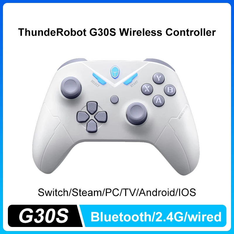 New Thunderobot G30S Wireless Gaming Gamepad 500Hz Hall Trigger Vibrate Video Game Controller for Nintendo Switch PC Android IOS