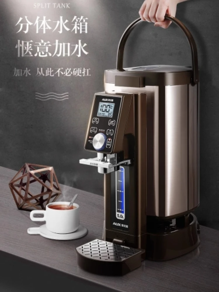 Electric hot water bottle automatic thermal insulation household kettle thermostat all-in-one 5L large capacity stainless steel
