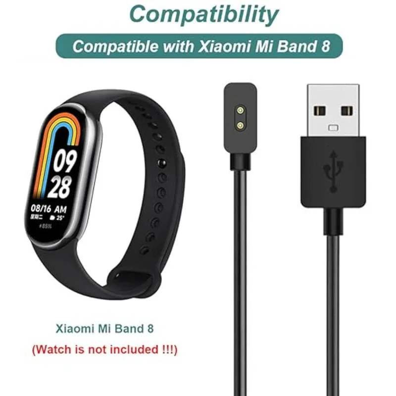 

Зарядное устройство для Xiaomi Mi Band 8/8pro/9 Redmi Band 2, USB-смарт-часы, сменный зарядный кабель