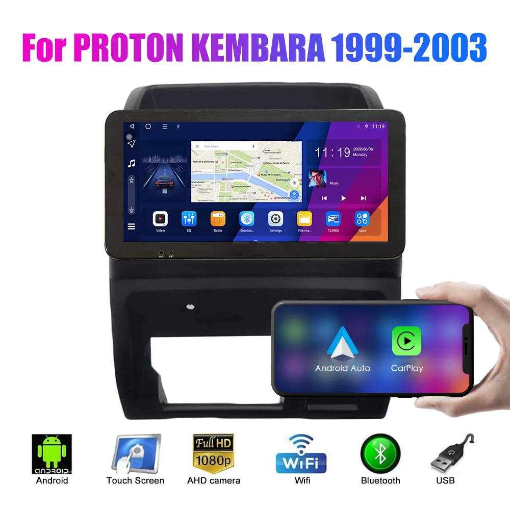 For Perodua Kembara 1999-2003 (Right-Hand Drive, 9-inch) Android Car Navigation & Reversing Camera Integrated Unit