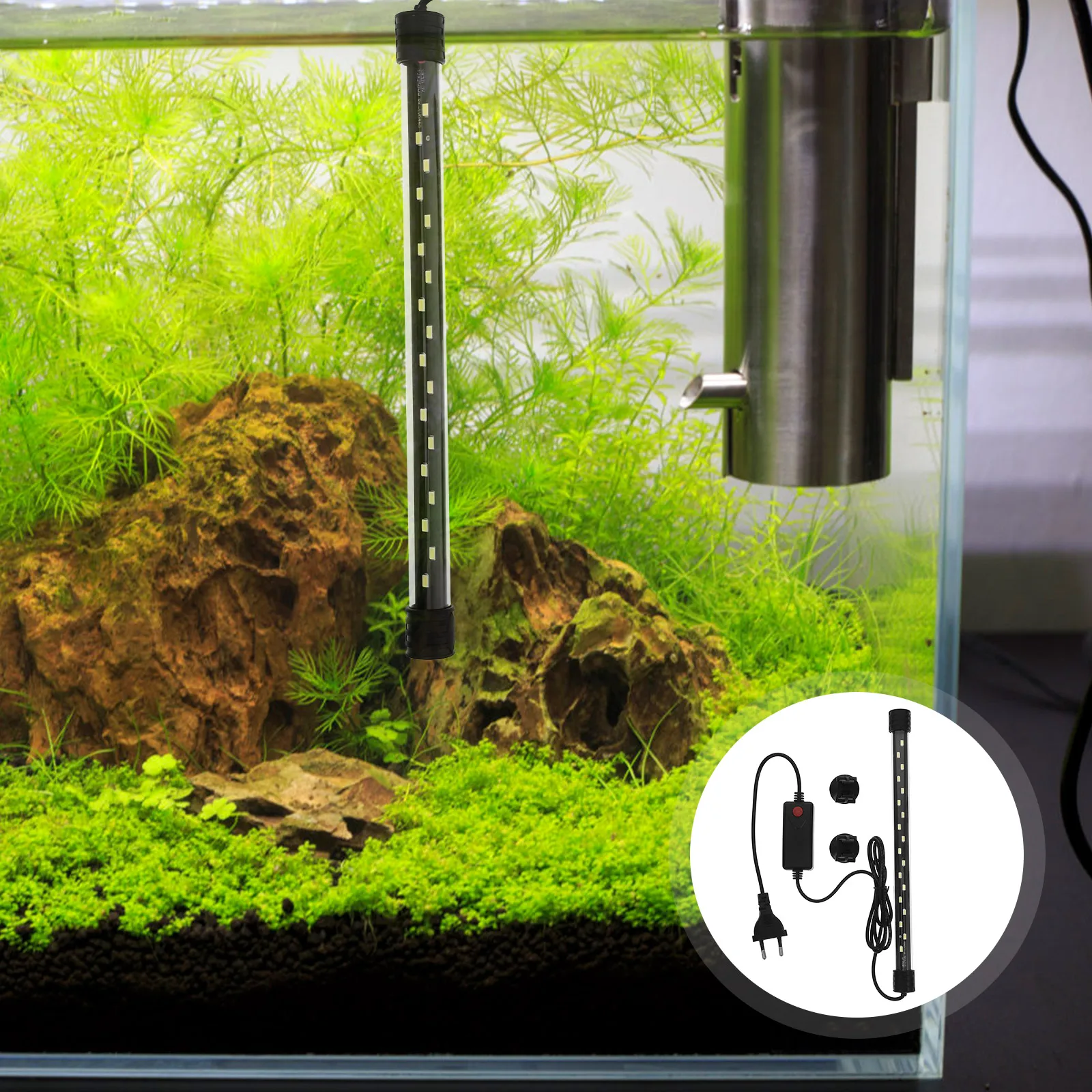 

Fish Tank LED Light Aquarium for Plants Diving Night Lamp Decor Lights Lighting
