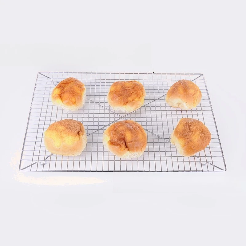 Cold Drying Net Baking Rack Cake Cooling Rack Galvanized Non-Stick Wire Rack for Bread Cookies Pastry Cooling