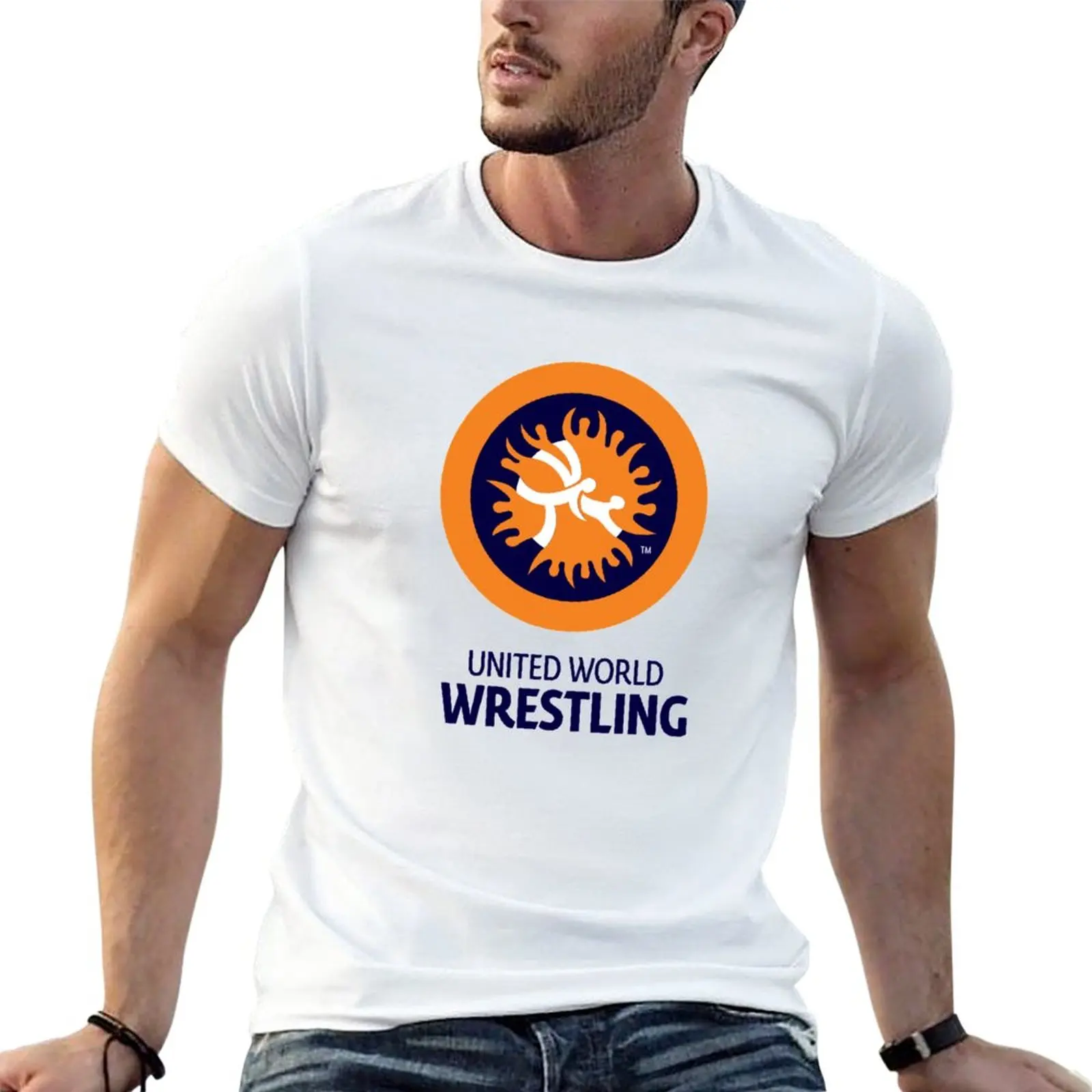 

United world wrestling T-Shirt custom t shirts cute clothes vintage clothes T-shirt short mens graphic t-shirts pack