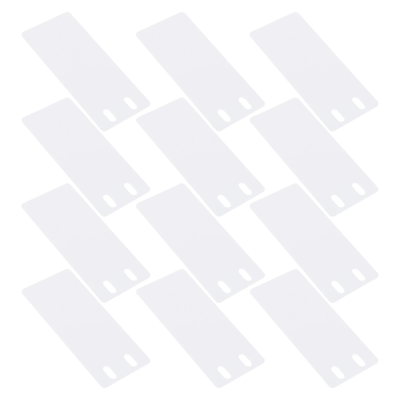 

50 Pcs Cable Identification Plate Pvc Electric Wire Tags Blank Label Cord Labels