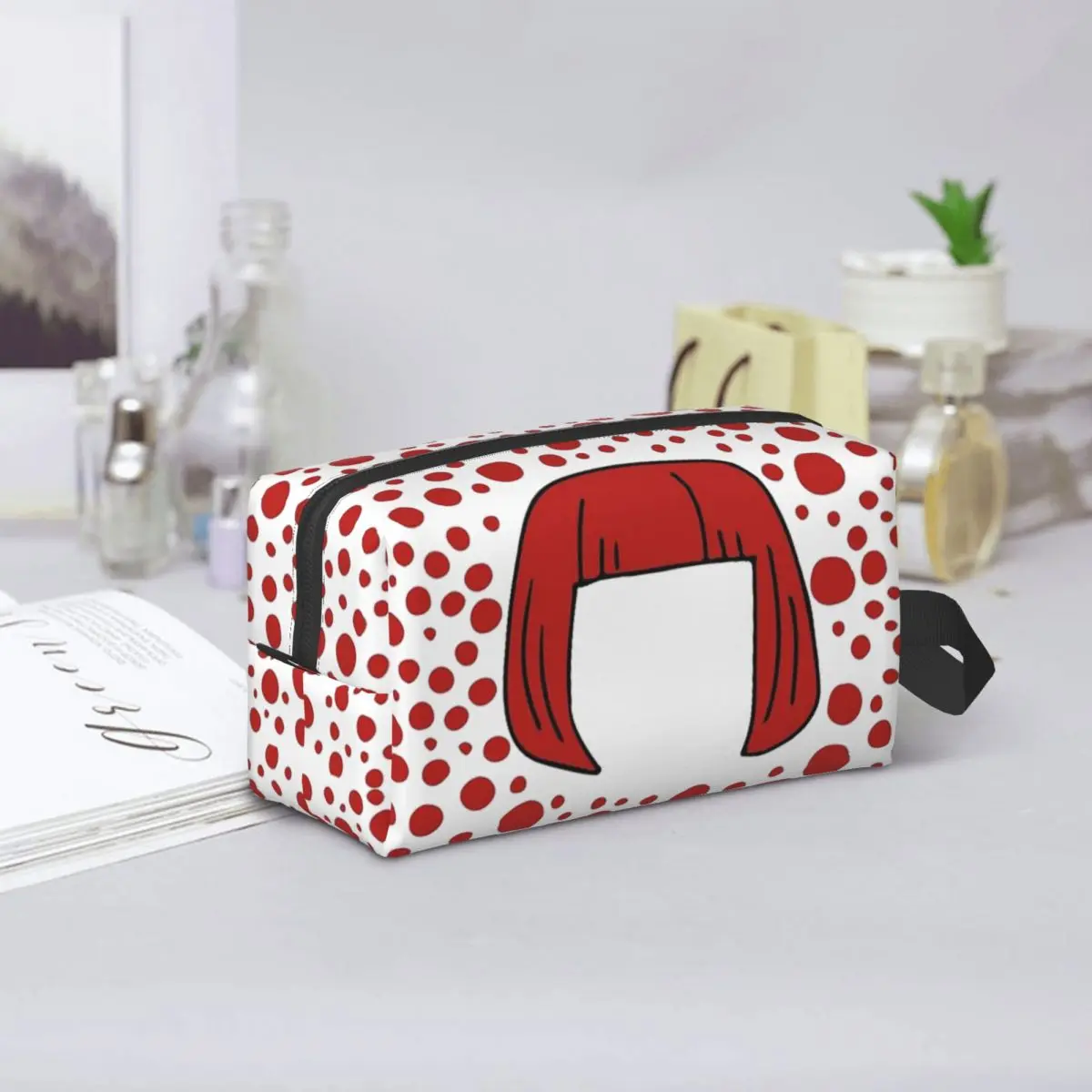 Yayoi Kusama Abstract Painting Pencil Case for Studen Pen Box Pencil Bag Stationery Supplies Women Organizer Pouch