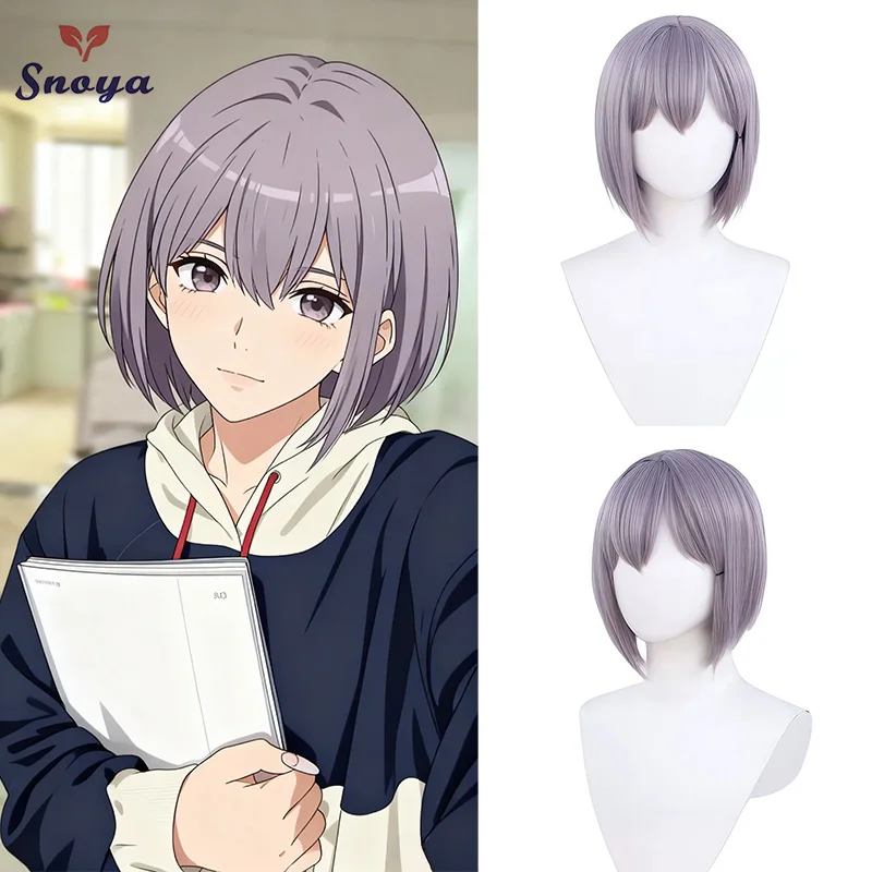 

Синтетический парик для косплея Snoya Takamatsu Tomori, аниме BanG Dream, парик для косплея MyGO, парик для косплея, тонкий фиолетовый короткий парик с лозой